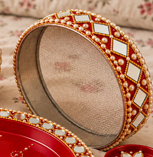Decorative Sieve- Mirror work