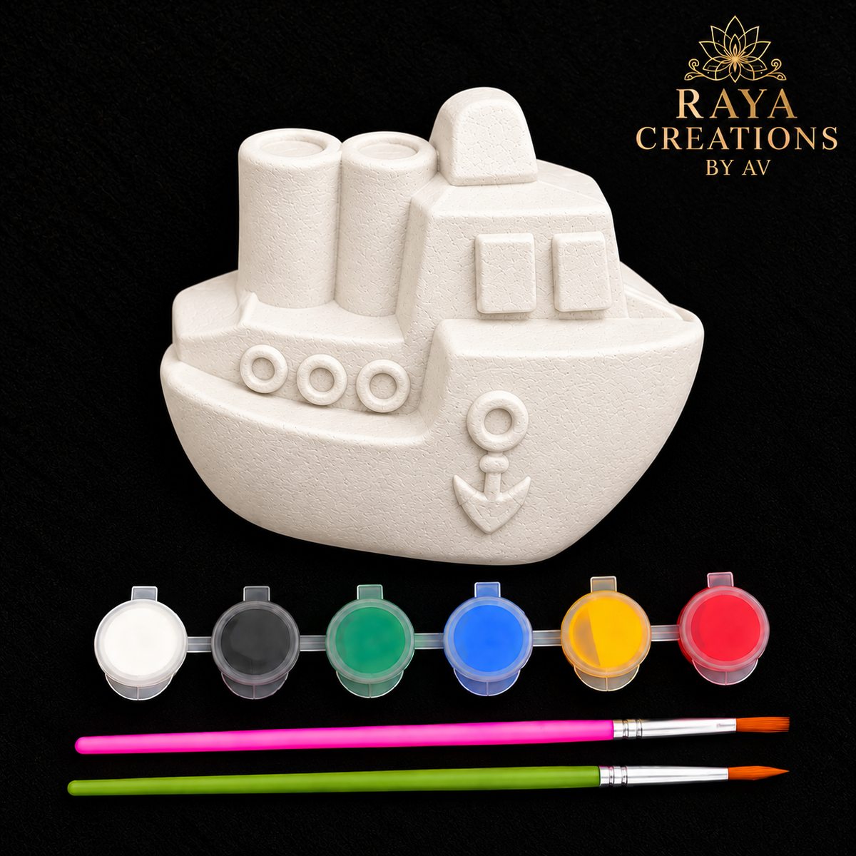 Paint and Play Kit: Mini Ship